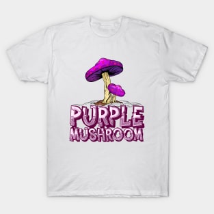 Purple Mushroom T-Shirt